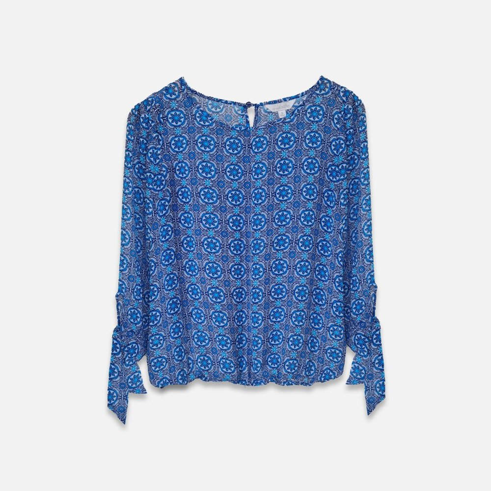 Size-S, Charming Charlie top in tile print - Picture 1 of 5